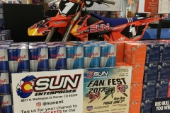 Red Bull display