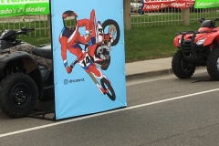 Honda face banner