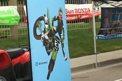 Kawasaki face banner